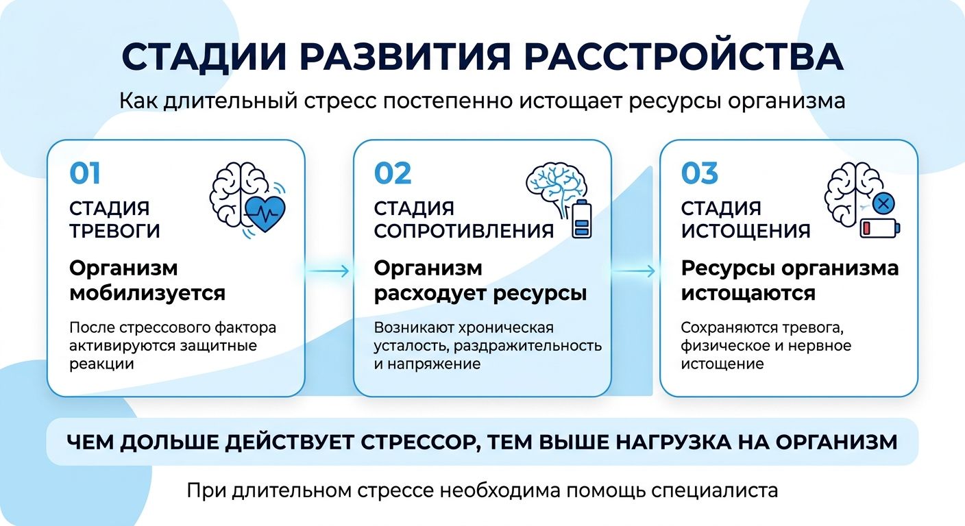 Лечение стресса в Лисичанске инфографика